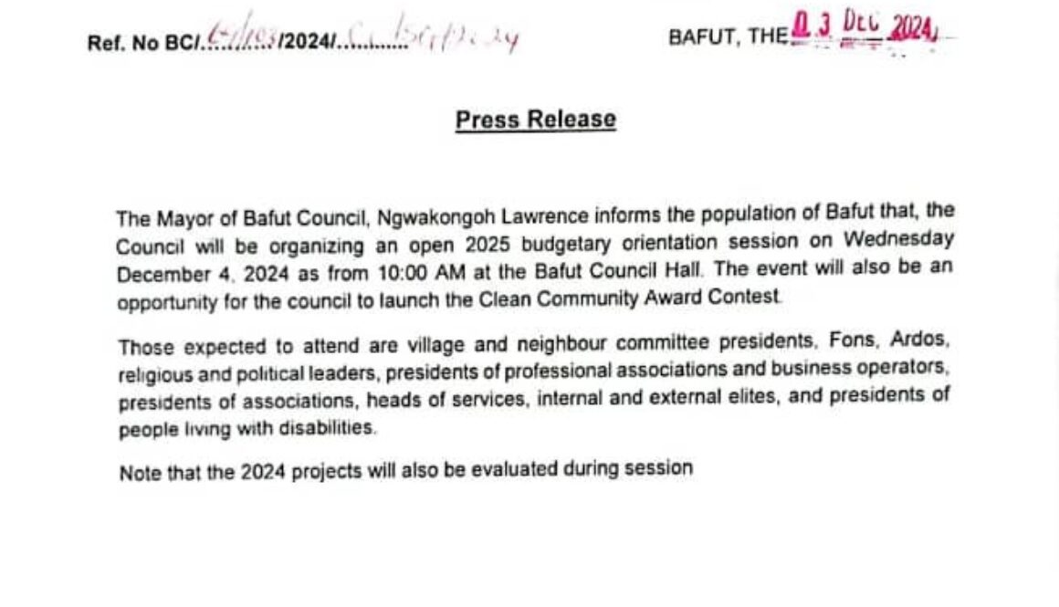 Bafut Council